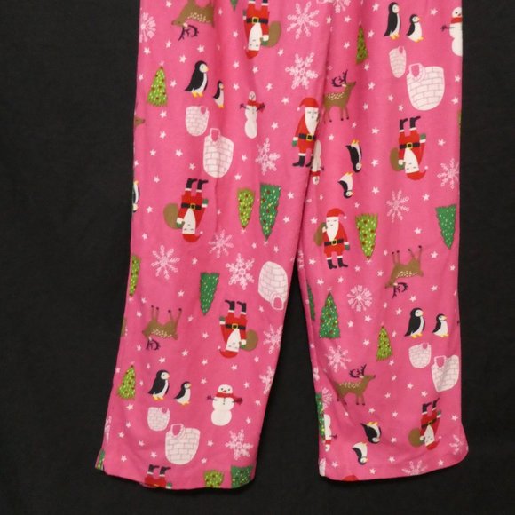 CARTER'S | size 10 | Christmas / Holiday Theme Pink Fleece Pants | NWOT - Picture 9 of 12